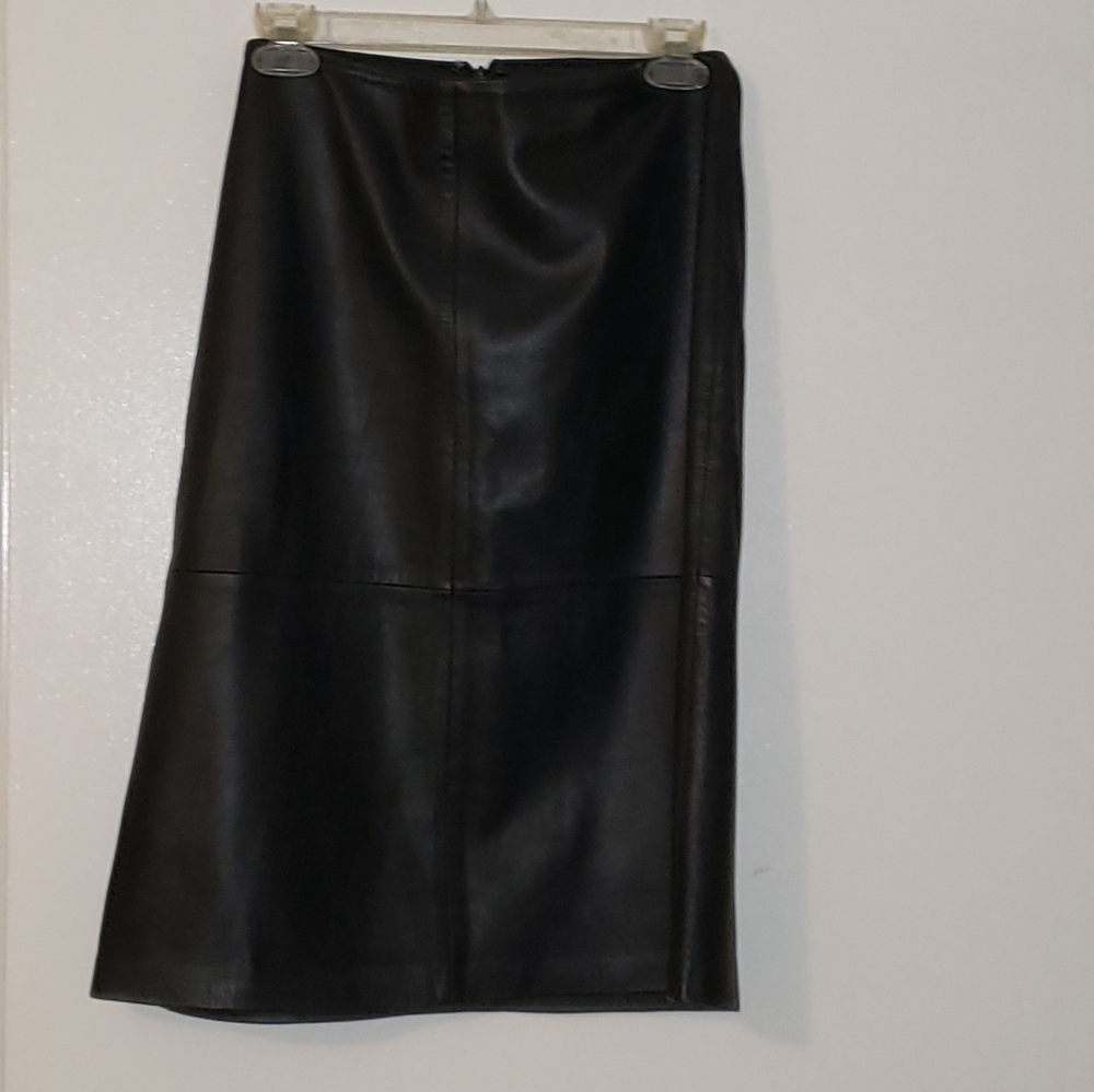 Leather skirt